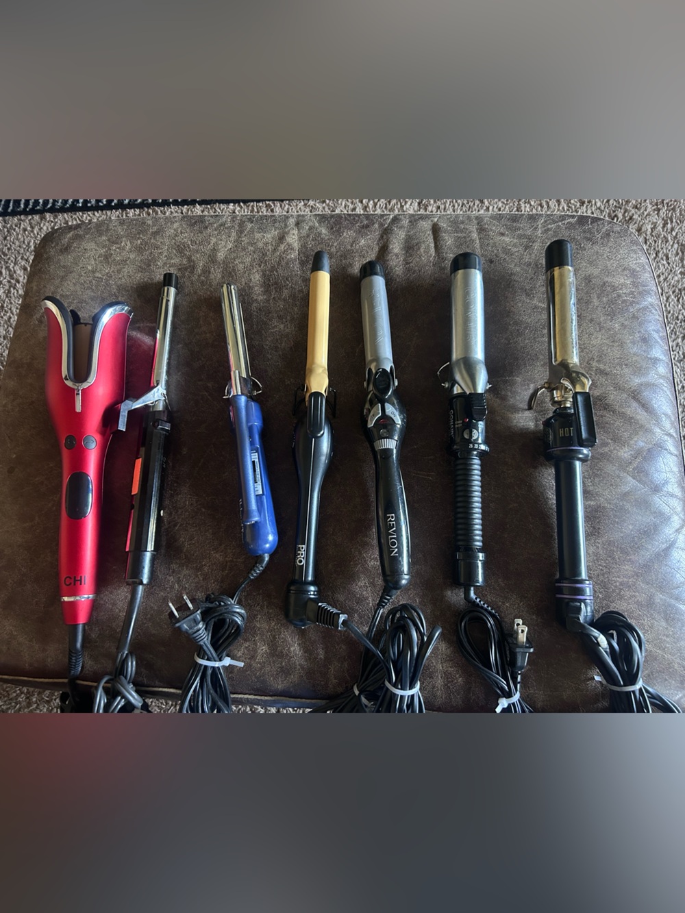 7 irons together Automatic Hair Curler - Smooth, Salon-Style Curls